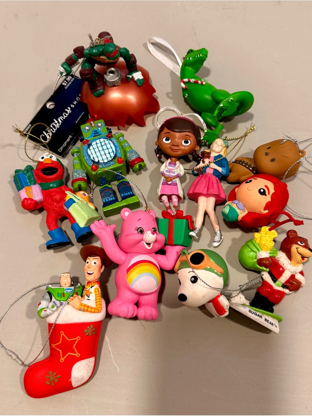 Assorted Kids Character Toy Ornaments